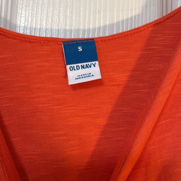 Old Navy Orange Women’s Empire Waist Adjustable Strapped Summer Dress Sm… - Picture 3 of 4